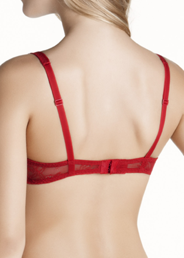 Soutien-gorge Padding Plongeant Simone Prle Cerise