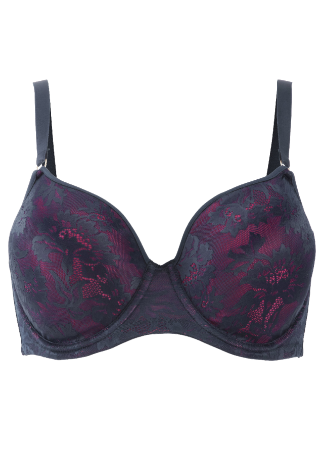 Soutien-gorge Rembourr Panache Navy Rose