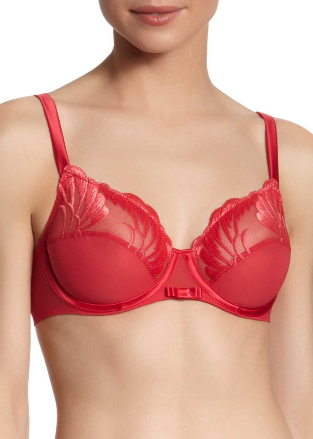 Soutien-gorge Armatures Bonnets Pronfonds Simone Prle Rouge Feu