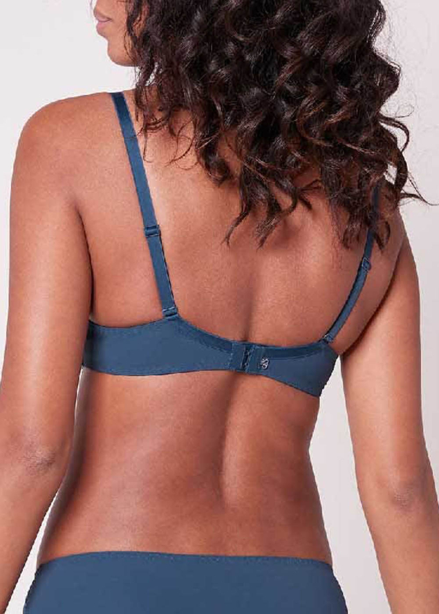 Soutien-gorge Dcollet Plongeant Simone Prle Bleu Ptrole