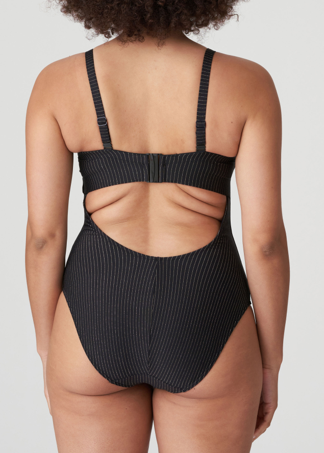 Maillot 1 Pice Asymtrique Maillots de Bain Prima Donna Swim Noir