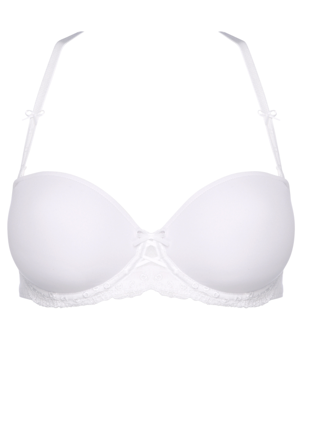 Soutien-gorge Rembourr Bandeau Marie-Jo Blanc