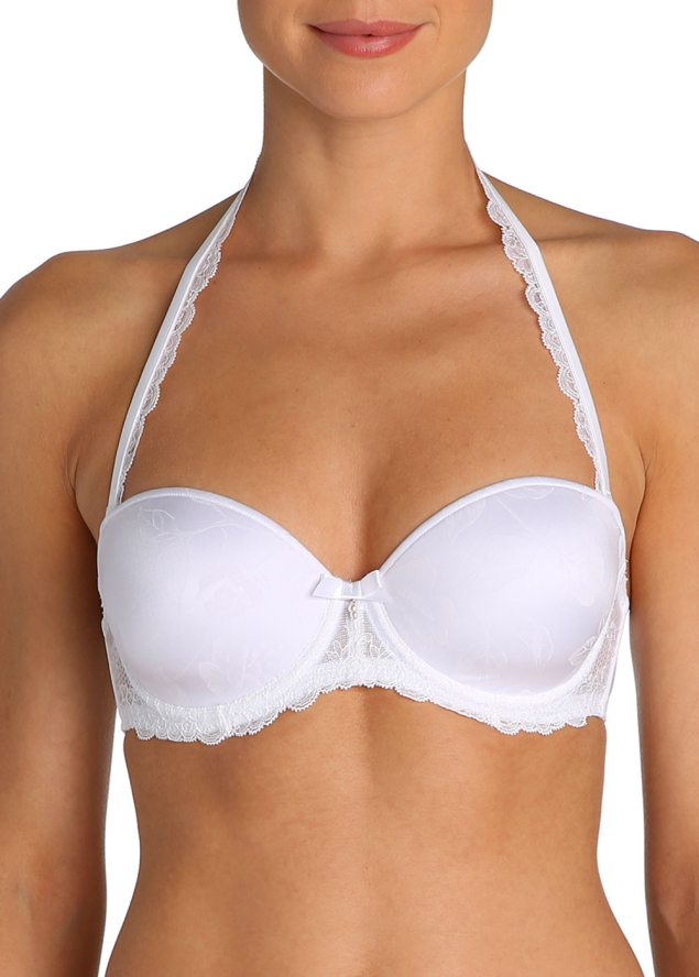 Soutien-gorge Bandeau Rembourr Marie-Jo Blanc