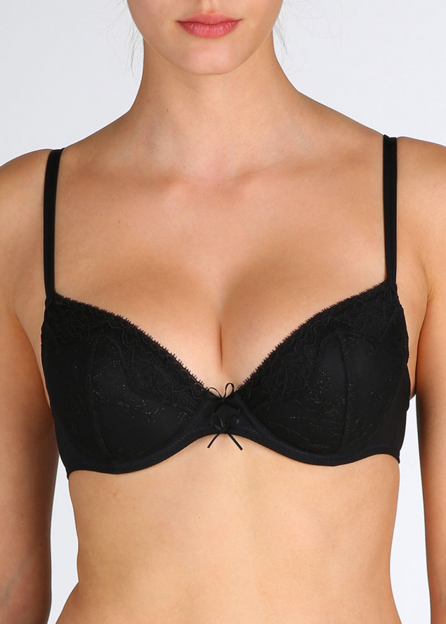 Soutien-gorge Push Up Coussinets Amovibles Marie-Jo Noir