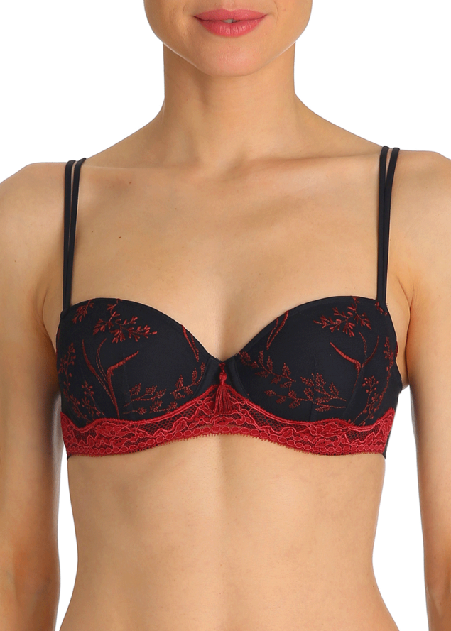 Soutien-gorge Balconnet Rembourr Marie-Jo Bleu Nocturne