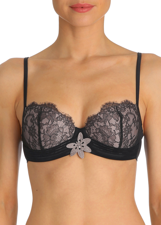 Soutien-gorge Balconnet Rembourr Marie-Jo Charbon