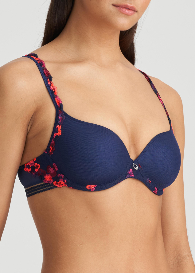 Soutien Gorge Rembourr Forme Coeur Marie-Jo Water Blue