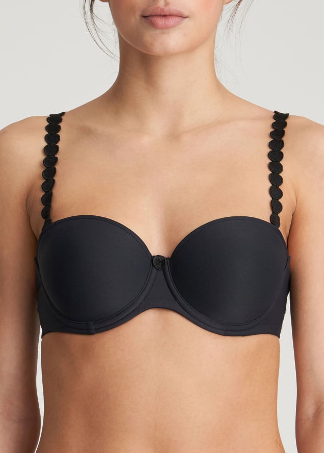 Soutien-gorge Bandeau Rembourr Marie-Jo Charbon