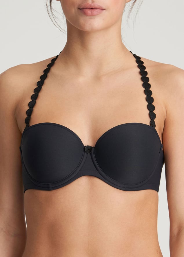 Soutien-gorge Bandeau Rembourr Marie-Jo Charbon