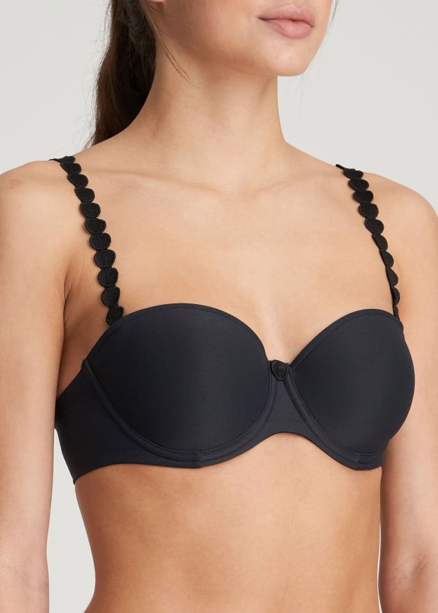 Soutien-gorge Bandeau Rembourr Marie-Jo Charbon