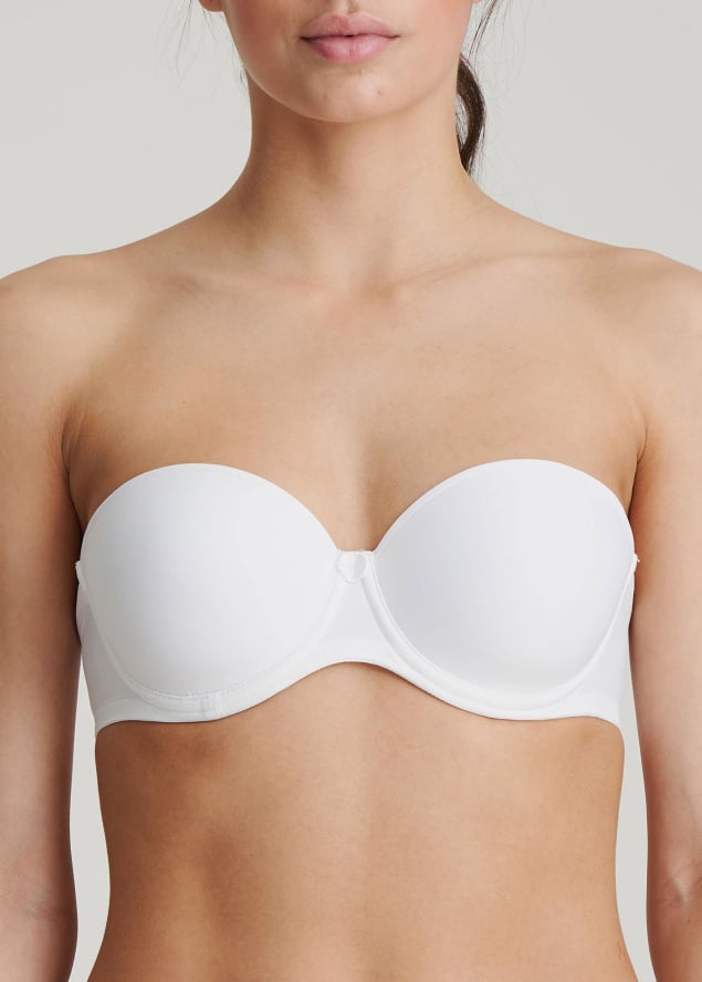 Soutien-gorge Bandeau Rembourr Marie-Jo Blanc