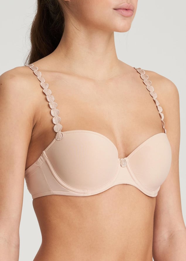 Soutien-gorge Balconnet Rembourr Marie-Jo Caf au Lait