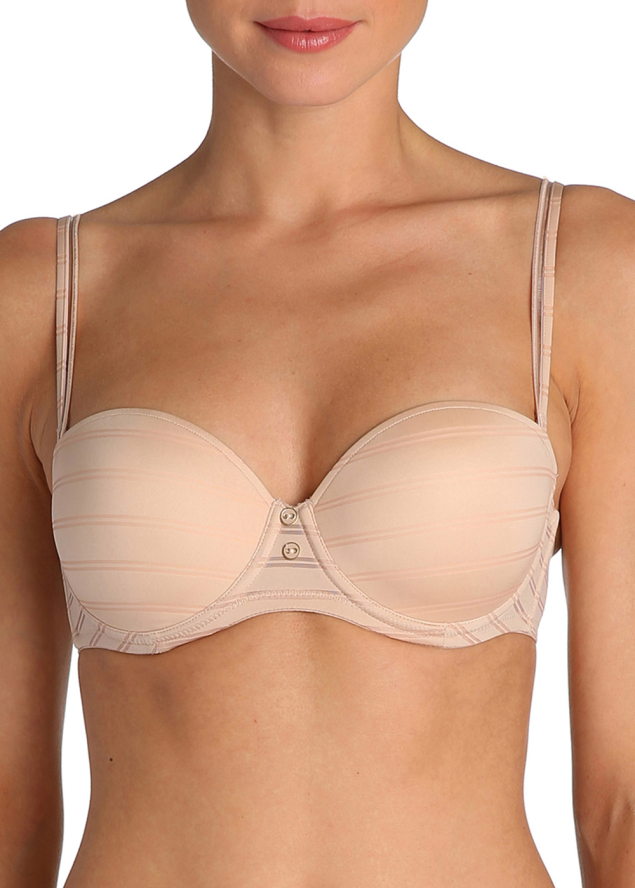 Soutien-gorge Bandeau Rembourr Marie Jo l'Aventure Caf au Lait