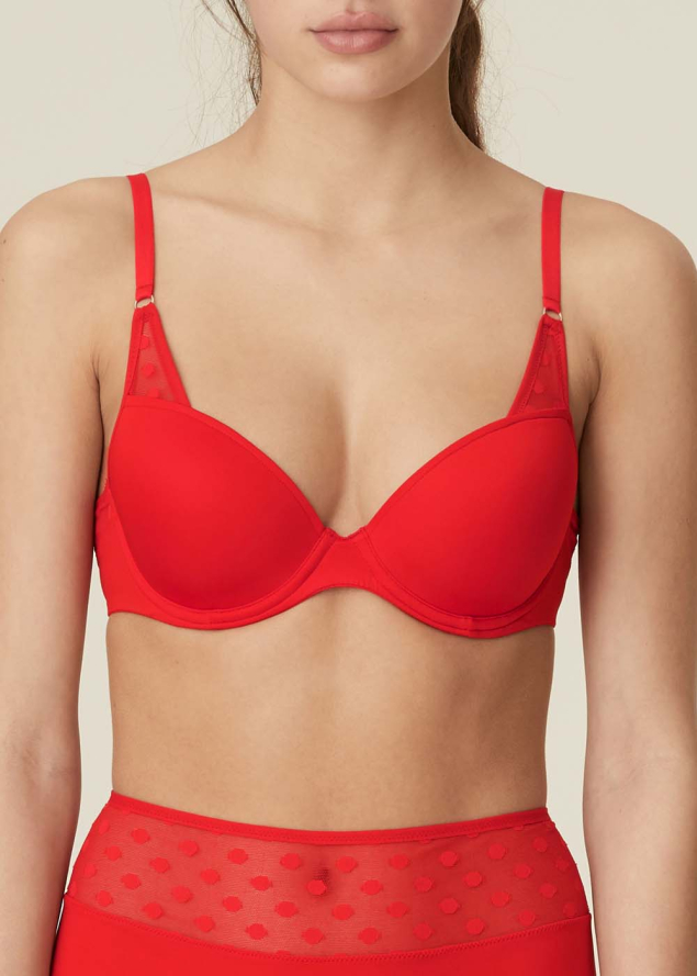 Soutien-gorge Rembourr Coup Droit Marie Jo l'Aventure Fiery Scarlet