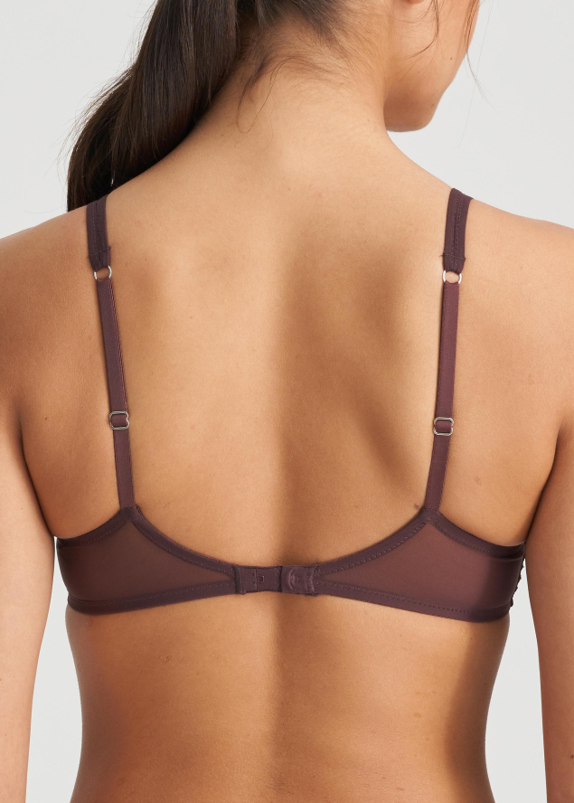 Soutien-gorge Rembourr Forme Coeur Marie-Jo Aubergine