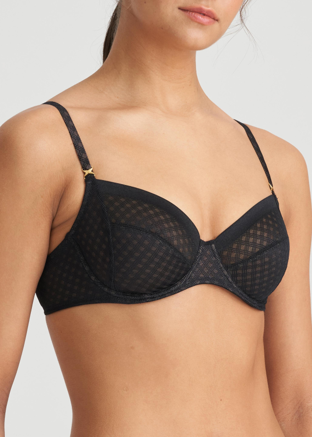 Soutien-gorge Embotant  Armatures Marie-Jo Noir