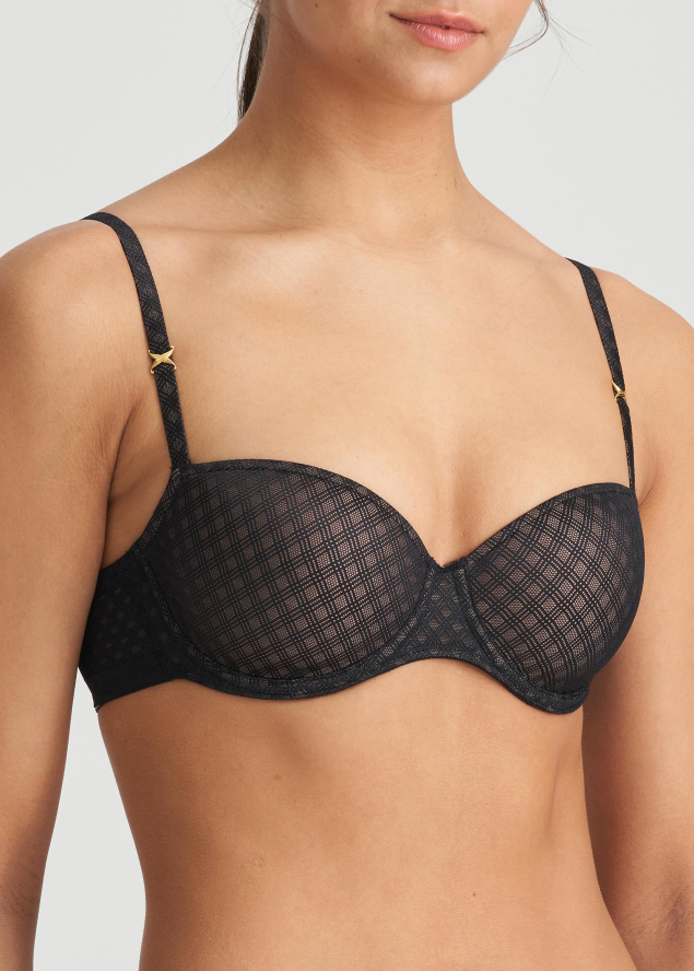 Soutien-Gorge Balconnet Rembourr  Armatures Marie-Jo Noir