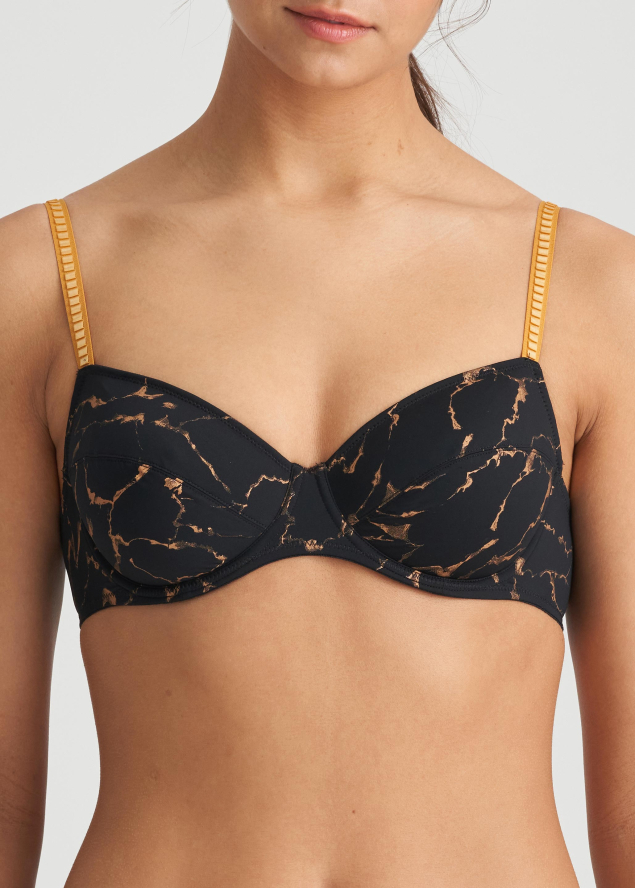 Soutien-gorge Embotant  Armatures Marie-Jo Marble Black