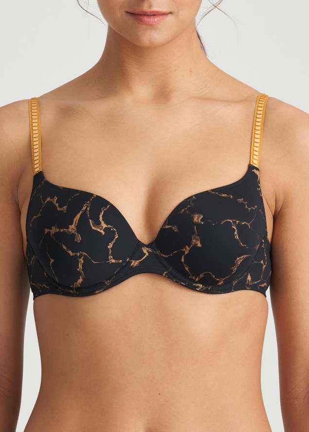 Soutien-gorge Forme Coeur Rembourr  Armatures Marie-Jo Marble Black