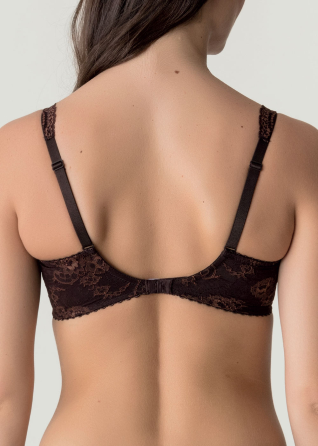 Soutien-gorge Armatures Bonnets Profonds Twist de Prima Donna Chocolat