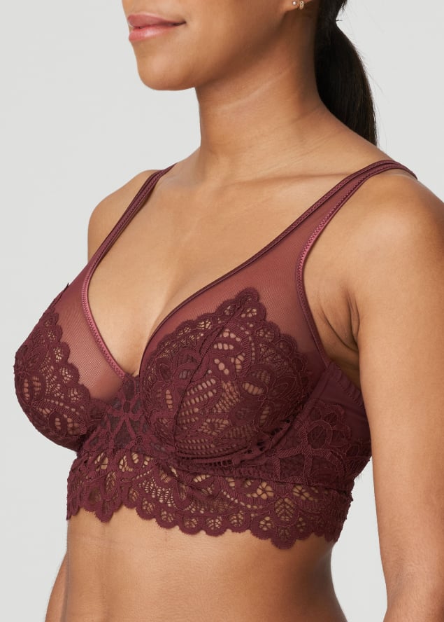 Soutien-gorge Triangle  Armatures Twist de Prima Donna Merlot