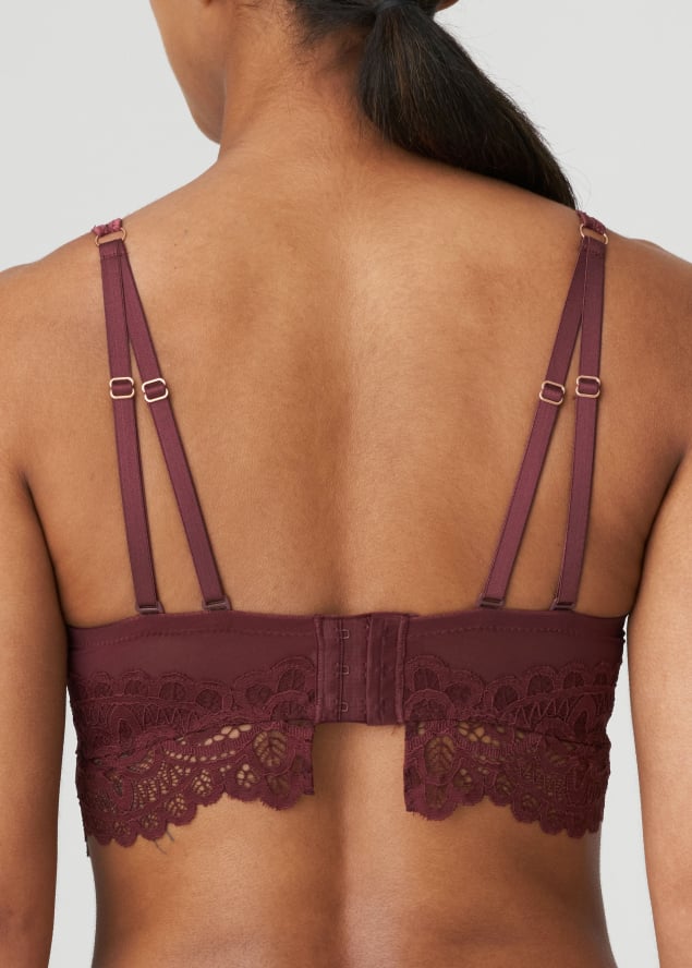 Soutien-gorge Triangle  Armatures Twist de Prima Donna Merlot