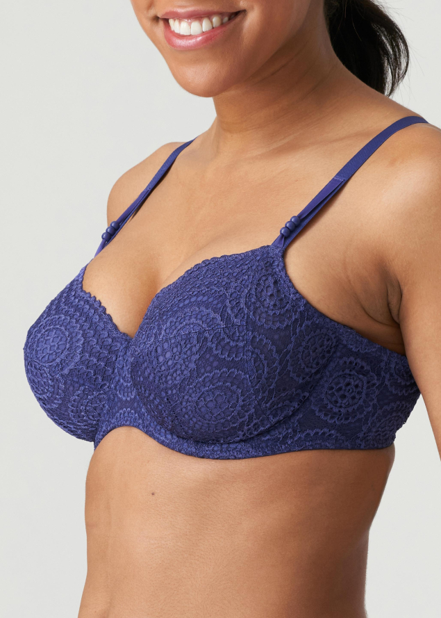 Soutien-gorge Embotant  Armatures Twist de Prima Donna French Indigo