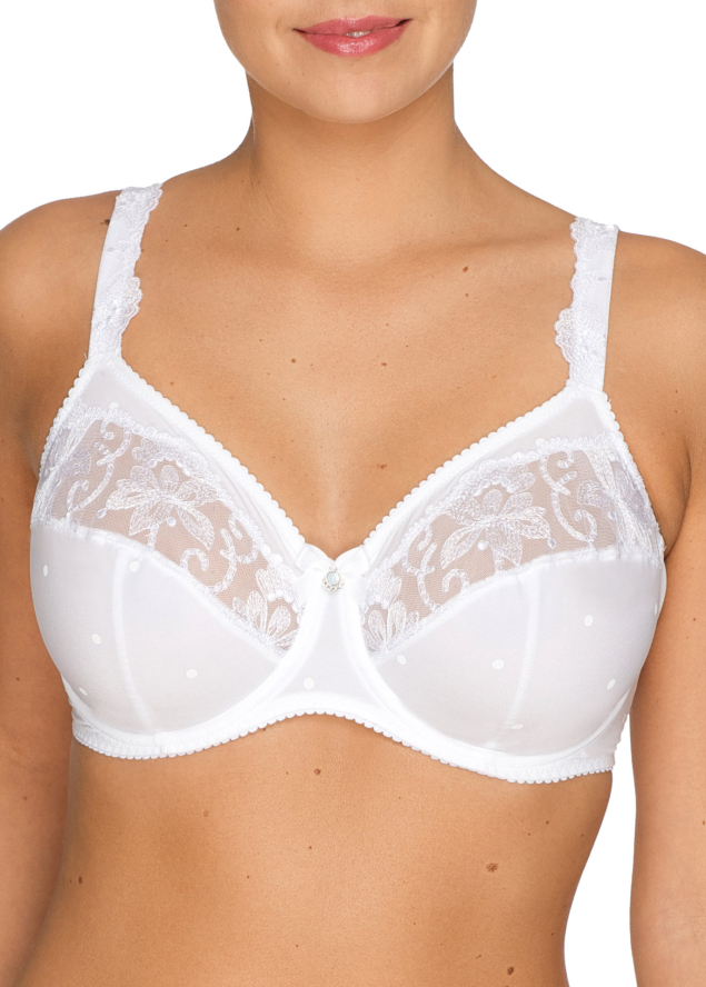 Soutien-gorge Confort Armatures Bonnets Profonds Prima Donna Blanc