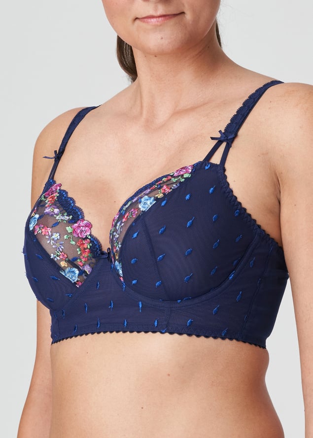 Soutien-gorge Bustier  Armatures Dcollet Plongeant Prima Donna Water Blue