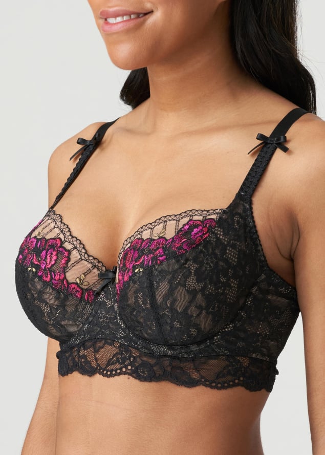 Soutien-gorge Balconnet Coupe Tulipe  Armatures Prima Donna Noir