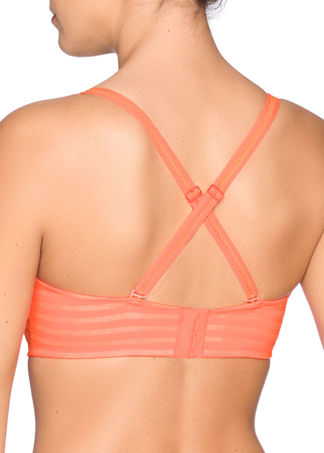 Soutien-gorge Forme Coeur Bonnets Profonds Twist de Prima Donna Juicy Peach