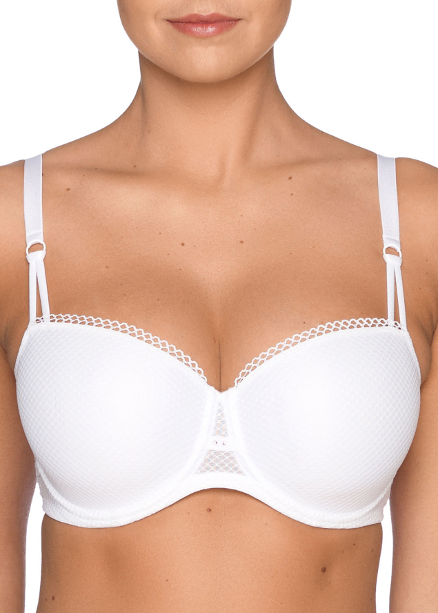 Soutien-gorge Balconnet Rembourr Twist de Prima Donna Blanc