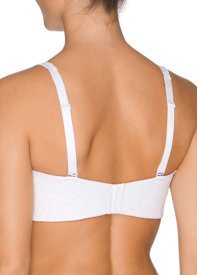 Soutien-gorge Bandeau Rembourr Twist de Prima Donna Blanc