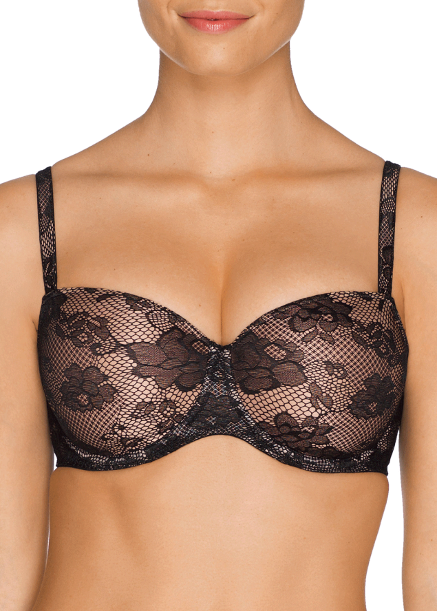 Soutien-gorge Balconnet Rembourr Twist de Prima Donna Noir