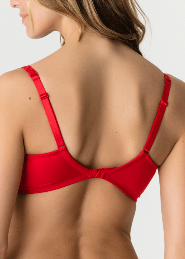 Soutien-gorge Rembourr Balconnet Twist de Prima Donna Rouge