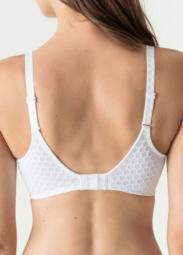 Soutien-gorge Rembourr Forme Coeur Bonnets Profonds Twist de Prima Donna Blanc