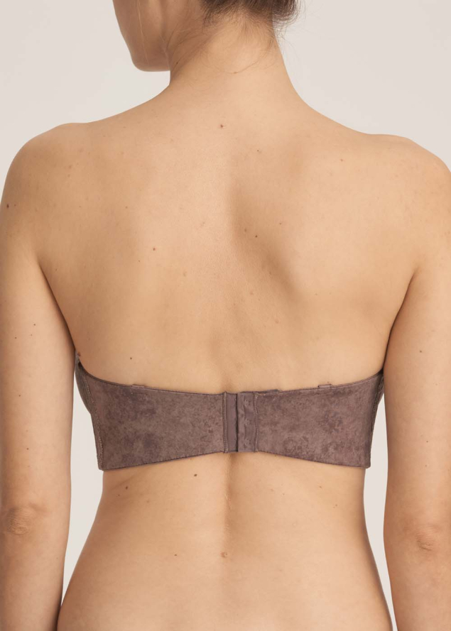 Soutien-gorge Bandeau Rembourr Twist de Prima Donna Agate Grey