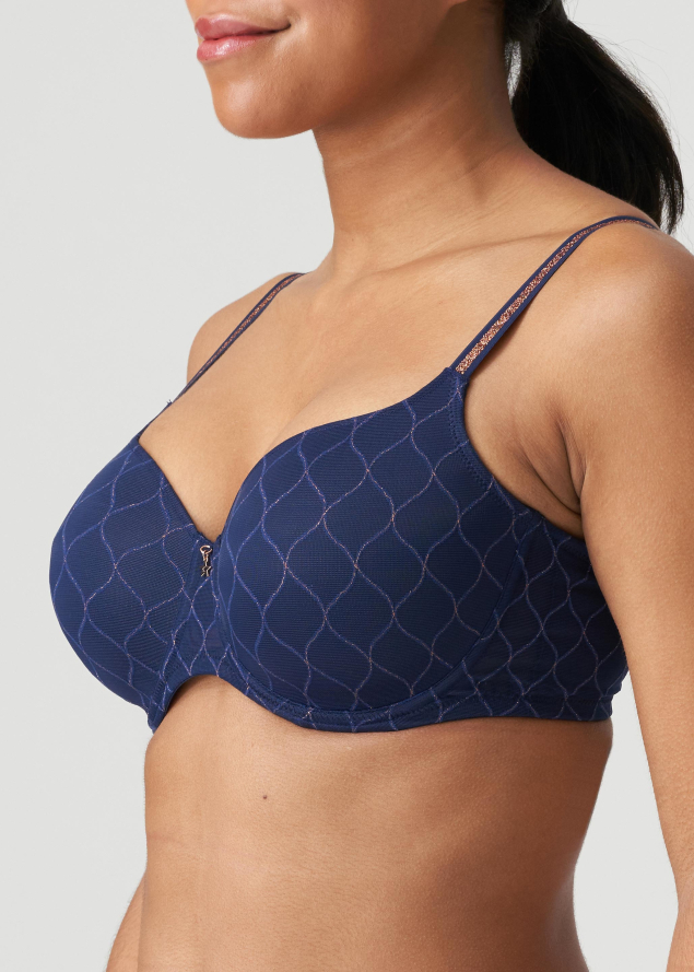 Soutien-gorge Rembourr Forme Coeur Twist de Prima Donna Bleu Saphire