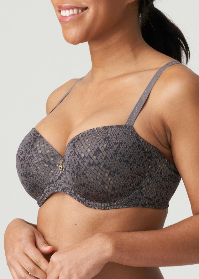 Soutien-Gorge Balconnet Rembourr  Armatures Twist de Prima Donna Kitten Grey