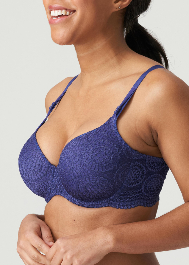 Soutien-gorge Rembourr Forme Coeur  Armatures Twist de Prima Donna French Indigo