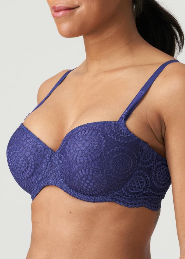 Soutien-gorge Rembourr Balconnet  Armatures Twist de Prima Donna French Indigo