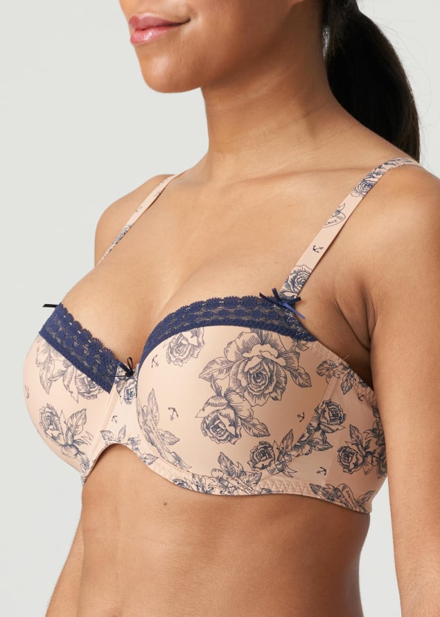 Soutien-Gorge Balconnet Rembourr  Armatures Twist de Prima Donna Light Tan