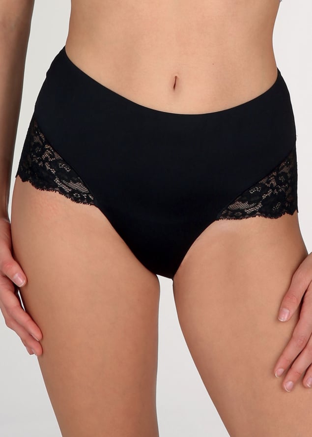 Slip Taille Haute Gainant Marie-Jo Noir