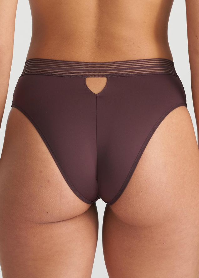 Slip Taille Haute Marie-Jo Aubergine