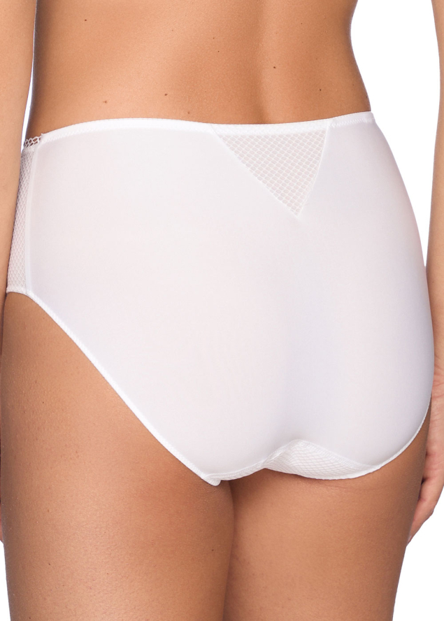 Slip Taille Haute Twist de Prima Donna Blanc