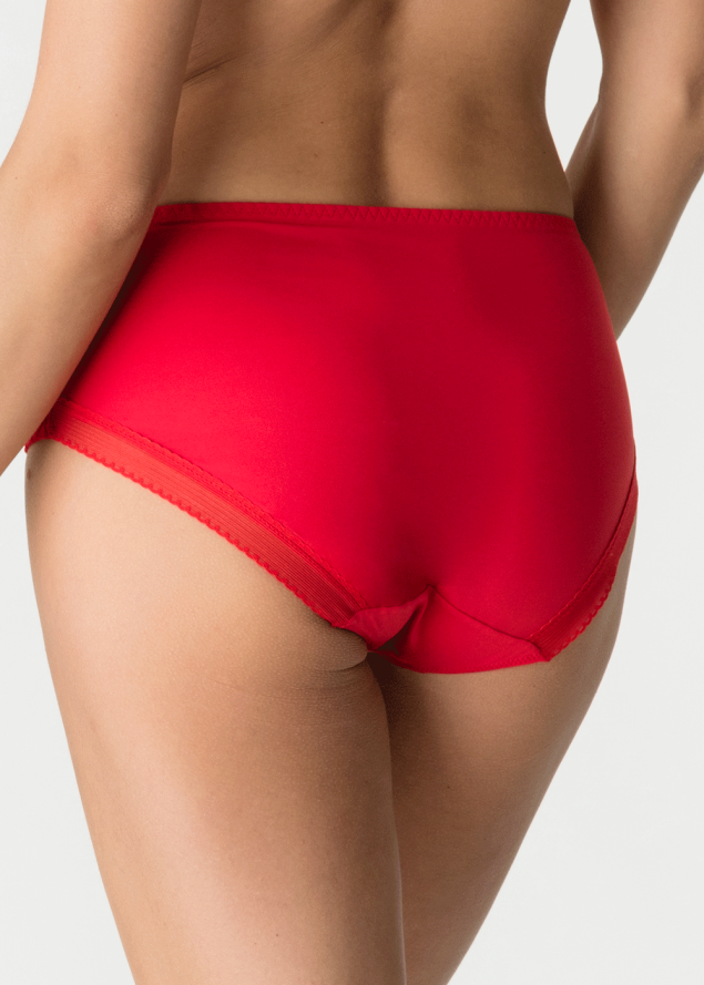 Slip Taille Haute Twist de Prima Donna Rouge