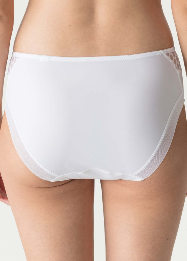 Slip Taille Haute Twist de Prima Donna Blanc