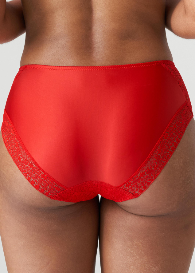 Slip Taille Haute Twist de Prima Donna Rouge