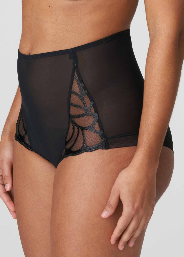 Slip Taille Haute Twist de Prima Donna Noir