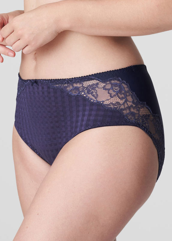 Slip Taille Haute Prima Donna Bleu Bijou